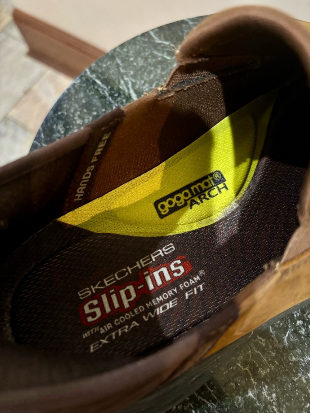 Skechers Brown Slip-On Casual Loafers Men’s Size 10 - Picture 7 of 7